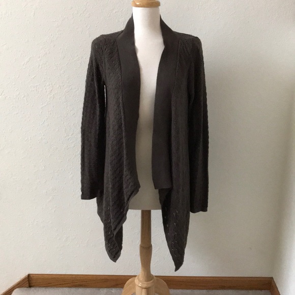 J. Jill Dark taupe cardigan
